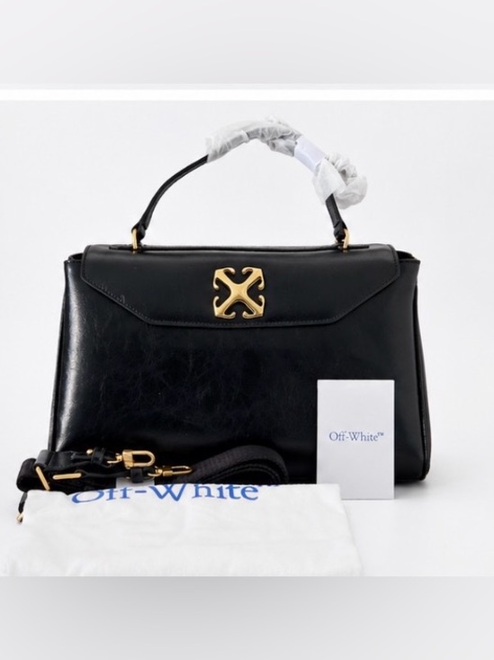 Off-White Handbags - Off-White Black JITNEY LARGE Shoulder & Crossbody Strap